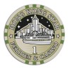 Ficha de pôquer "HONG KONG STAR 1" - em cerâmica - 10g