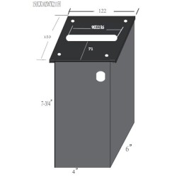 Drop Box HOME STYLE - pour table de casino – en métal