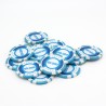 Poker chips "RUNNER UP 50,000" - 12g - made of ABS with metal insert - packed in rolls of 25 chips