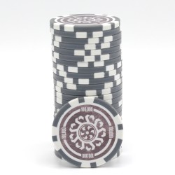 Gettoni da poker "CELTIK 100.000" - 12g - in ABS con inserto metallico - per rotoli da 25 gettoni