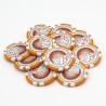 Pokerchips "ROYAL FLUSH 0.5" - in ABS met metalen inlay - rol van 25 chips - 11,5 g