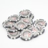 Pokerchips "ROYAL FLUSH 100 000" - in ABS mit Metalleinsatz - 25 Chips pro Rolle - 11,5 g