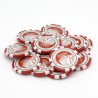 "Poker chips 'ROYAL FLUSH 50,000' - in ABS with metal insert - roll of 25 chips - 11.5g"