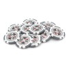 Pokerchips "ULTIMATE POKER CHIPS 100.000" - van ABS met metalen inzetstuk - rol van 25 chips - 11,5 g
