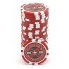 Pokerchips "ULTIMATE POKER CHIPS 50 000" - aus ABS mit Metalleinlage - Rolle mit 25 Chips - 11,5 g.