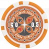 Jetons de poker "ULTIMATE POKER CHIPS 0.5" - en ABS avec insert métallique – rouleau de 25 jetons  – 11,5 g