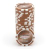 Poker chips "WELCOME LAS VEGAS 0.25" - in ABS with metal insert - roll of 25 chips - 11.5 g