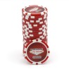 Pokerchips "WELCOME LAS VEGAS 50,000" - ABS mit Metallkern - Rolle mit 25 Chips - 11,5 g