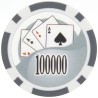 Żetony do pokera "YING YANG 100 000" - z abs z wkładką metalową - rolka z 25 żetonami - 11,5 g
