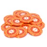 Pokerchip "SUNSHINE WERT 2000" - 14 g - aus Tonverbundstoff mit Metalleinsatz - zum Stückpreis erhältlich.
