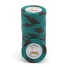 Pokerchip "LAS VEGAS 2000" - aus Tonverbundstoff mit Metalleinsatz - 14g - einzeln erhältlich.