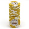 Pokermarker "LAS VEGAS 20 000" - i lerblandning med metallinlägg - 14 g - säljs styckevis