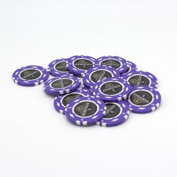 Ficha de póker "HERITAGE 5" - 14 g - de composite de arcilla con inserción de metal - a la venta por unidad.