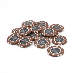 Gettone da poker "HERITAGE 10" - 14g - in composito di argilla con inserto metallico - in vendita singolarmente