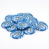 Gettone da poker "TWISTER VALORE 0.50" - 14g - in clay composito con inserto metallico - in vendita al singolo
