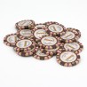 Pokerchip "CROWN 100.000" - aus Tonverbundstoff mit Metalleinlage - 14g - einzeln erhältlich