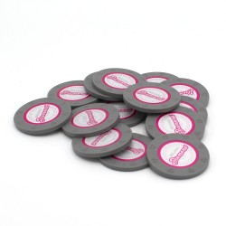 Pokerchip "DIAMOND 25.000" - 14g - van kleicomposiet met metalen inzetstuk - te koop per stuk
