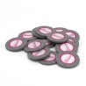 Poker chip "DIAMOND 25,000" - 14g - in clay composite with metal insert - sold individually.