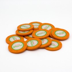 Pokerchips "DIAMOND 2000" - 14g - i lera-komposit med metallinsats - säljs styckvis