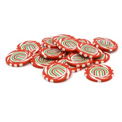 Pokerchip "TWISTER WERT 50.000" - 14g - aus Tonkomposit mit Metalleinsatz - einzeln erhältlich