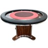 Pokertafel "ALABAMA" - 8 spelers - vilt tafelkleed - 130cm