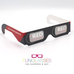 Brillen 100% op maat gemaakt van karton - FUNGLASSES - aflopende prijzen afhankelijk van de hoeveelheid - vanaf 0,43€ exclusief 