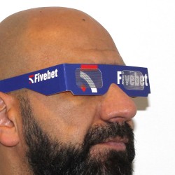 Gafas de cartón personalizadas "FUNGLASSES" - 100% imprimibles