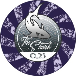 Pokerchip "THE SHARK 0.25" - i keramik - 10g - säljs styckvis