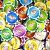 Maletín de 300 fichas de póker "WELCOME LAS VEGAS" - versión TORNEO - en ABS con inserto metálico de 12 g - con accesorios