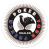 Knapp Dealer "FRANSKA POKER TOUR" - i keramik - 50mm