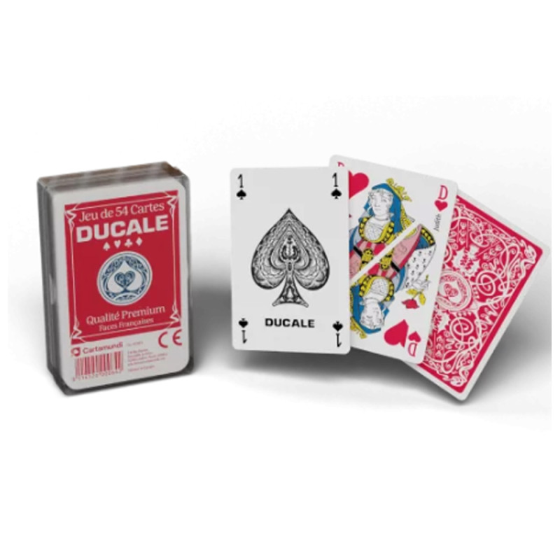 "54 CARTES" Ducale il gioco francese - Scatola di plastica