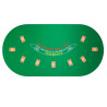 Tapete de Blackjack "OVAL" - en jersey neopreno - 180 x 90cm