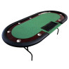 Tavolo da poker "NEVADA +" - gambe pieghevoli - race track - posizione del dealer