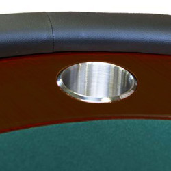 Table de poker NÉVADA + - pieds pliants – race track -emplacement croupier
