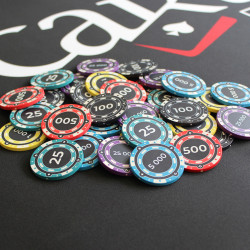 Pokermarker "CHROMA 100" - i keramik - 10g - säljs styckevis