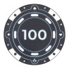 Pokermarker "CHROMA 100" - i keramik - 10g - säljs styckevis