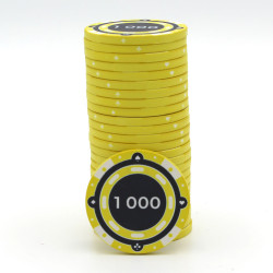Poker chip "CHROMA 1000" - ceramic - 10g - sold individually