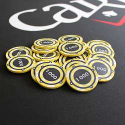 Jeton de poker "CHROMA 1000" - en céramique - 10g - vendu à l'unité
