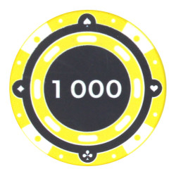 Jeton de poker "CHROMA 1000" - en céramique - 10g - vendu à l'unité