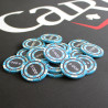 Pokerchip "CHROMA 5000" - van keramiek - 10g - verkocht per stuk.
