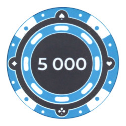 Gettone da poker "CHROMA 5000" - in ceramica - 10g - venduto singolarmente