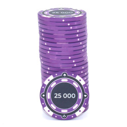Pokermarker "CHROMA 25000" - i keramik - 10g - säljs styckvis