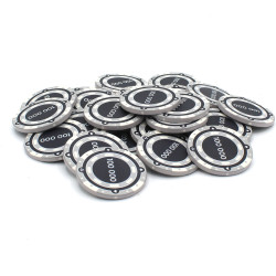 Pokerchip "CHROMA 100.000" - aus Keramik - 10g - einzeln verkauft