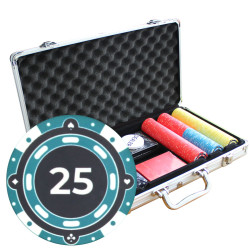 "CHROMA" 300 poker chip set...