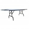 Mesa de Blackjack PRISME - 180 x 90 cm - patas plegables - fabricada en Francia