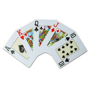 Copag "TEXAS HOLD'HEM" Box - 1 Set of 55 Plastic Cards + 1 Card Guard