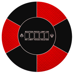 Poker mat "NO LIMIT RED XL"...