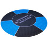 Tapis de poker "NO LIMIT BLEU XL" - rond- 120 cm - 6 places - jersey néoprène