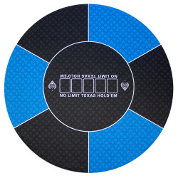 "Poker mat "NO LIMIT BLUE...