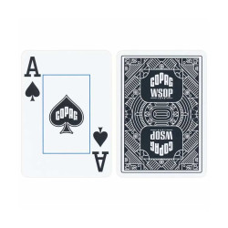 Copag "WSOP" - coffret de 2 jeux de 55 cartes 100% plastique – format poker – 2 index jumbo